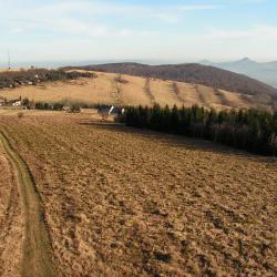 Mittelgebirge a Stropník z beobachtungstelle na Wolfbergu