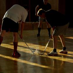 Hra zvaná floorball