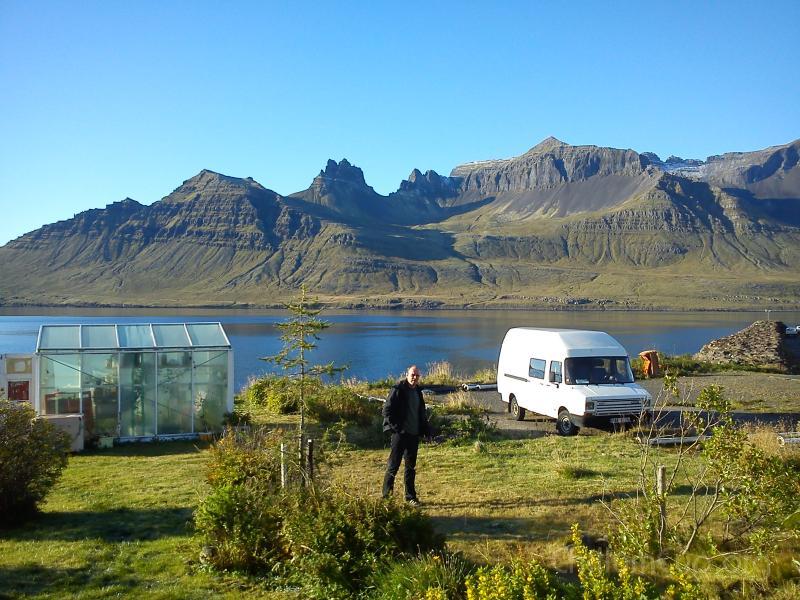 Fjord ve kterém budeme nocovat